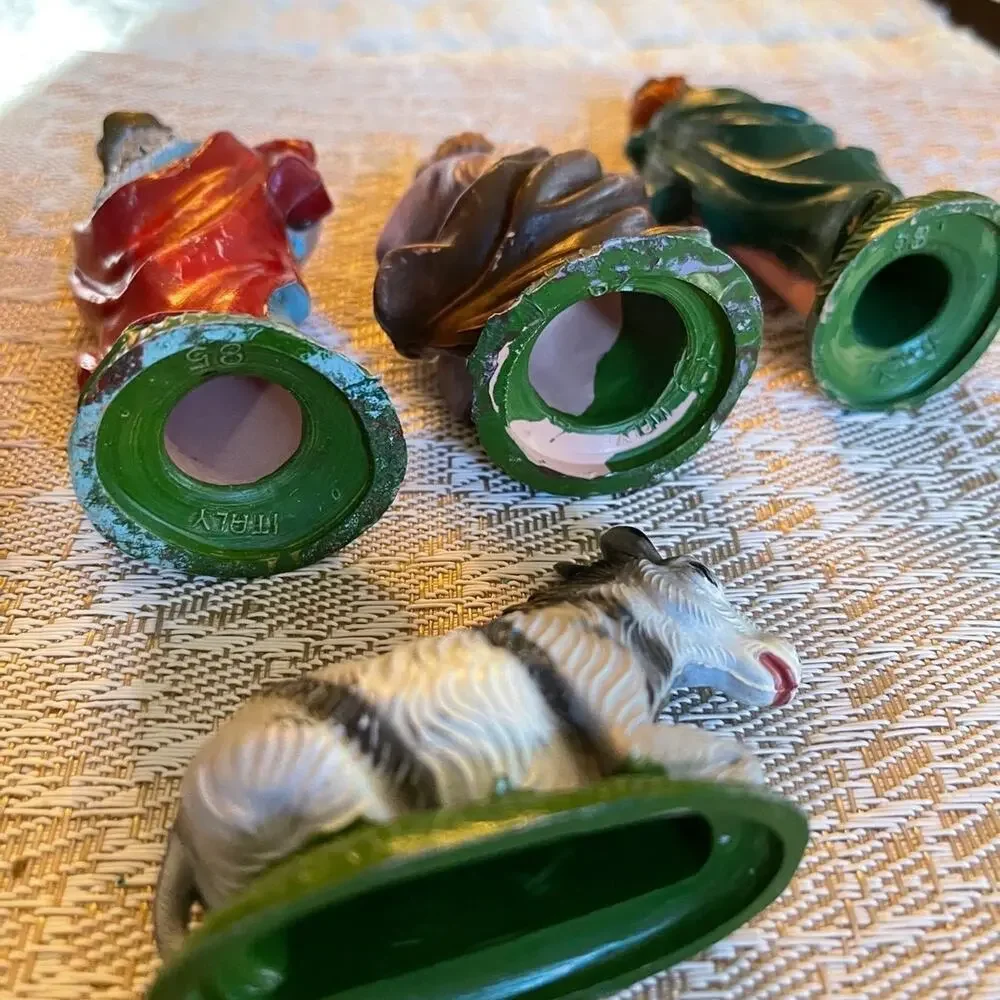 Vintage Fontanini Italian Christmas nativity 5 piece set